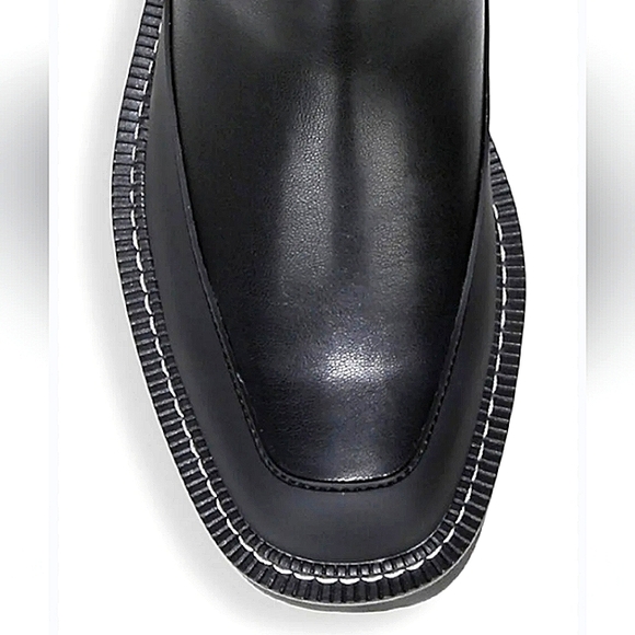 New w/Box Sam Edelman Lerue Vegan Leather Over-The-Knee Lug-Sole Boots Size 6 - Picture 8 of 13